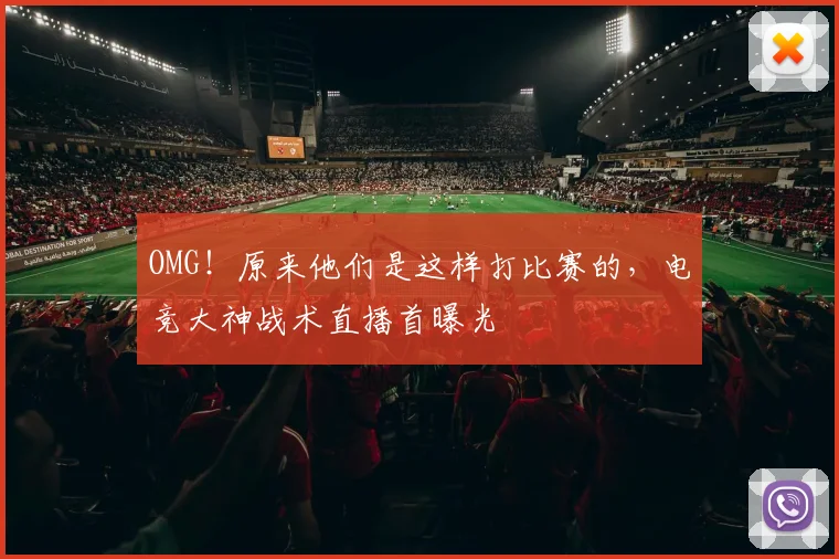 OMG！原来他们是这样打比赛的，电竞大神战术直播首曝光